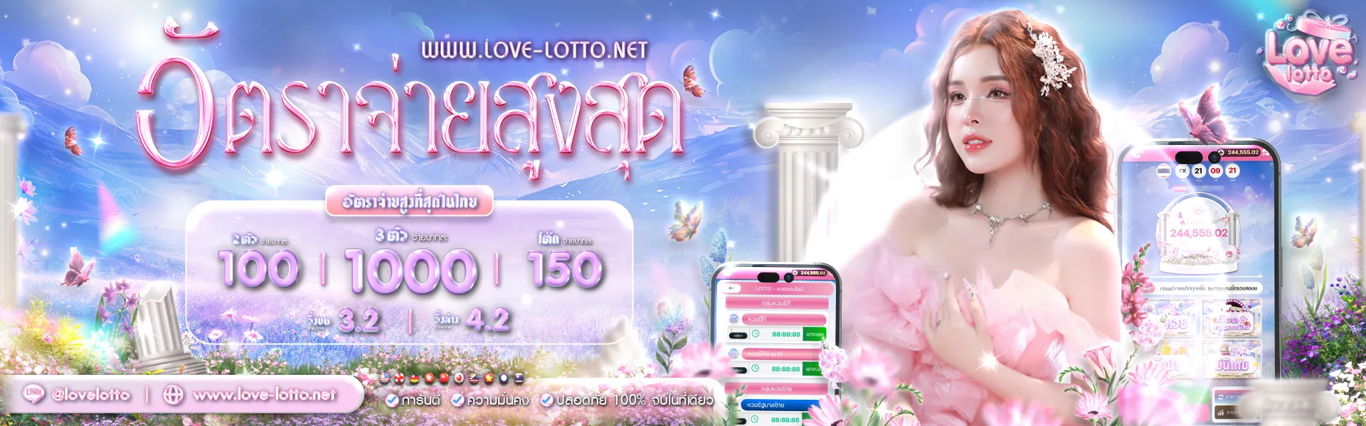 หวยบาทละ 1000 by love lotto
